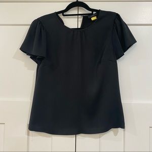 J Crew black blouse